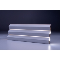 RADIANT - 6X16 PYRAMID, WHITE, MATTE